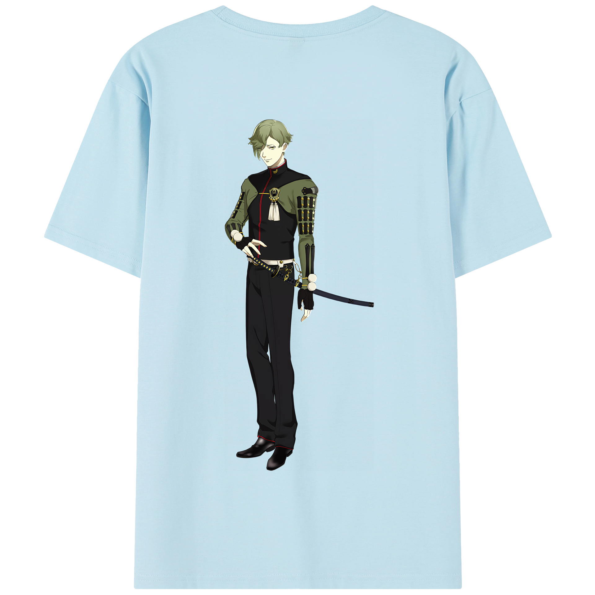 （画像用） 刀剣乱舞 Touken Ranbu 綿100％半袖Tシャツ（背面プリント）